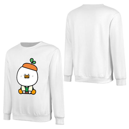 Front Patterned Long Sleeve Top100% Cotton Modern