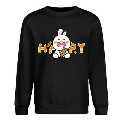 Front Patterned Long Sleeve TopHeavyweight EasyStyle