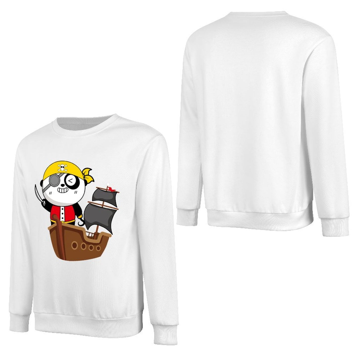 Front Patterned Long Sleeve TopNeat Relaxed Fit