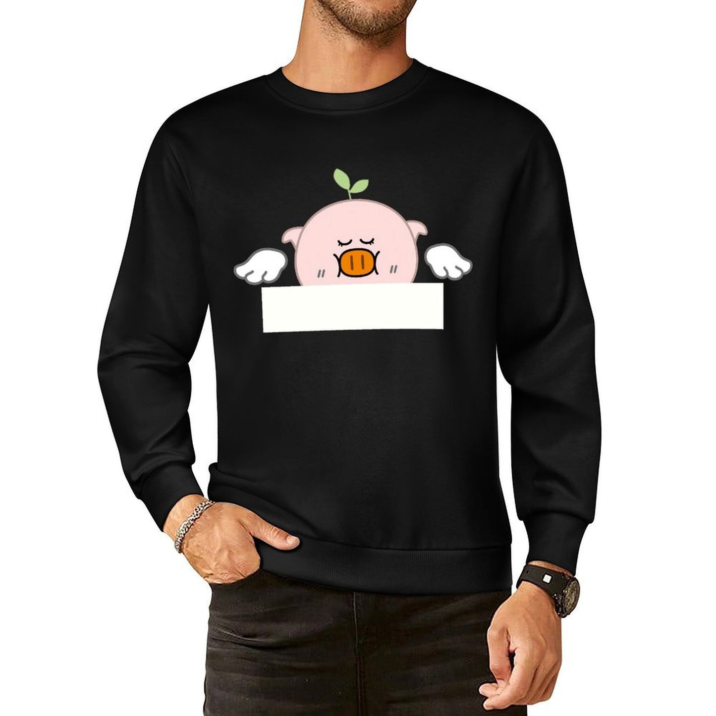 Front Patterned Long Sleeve TopSeries Street