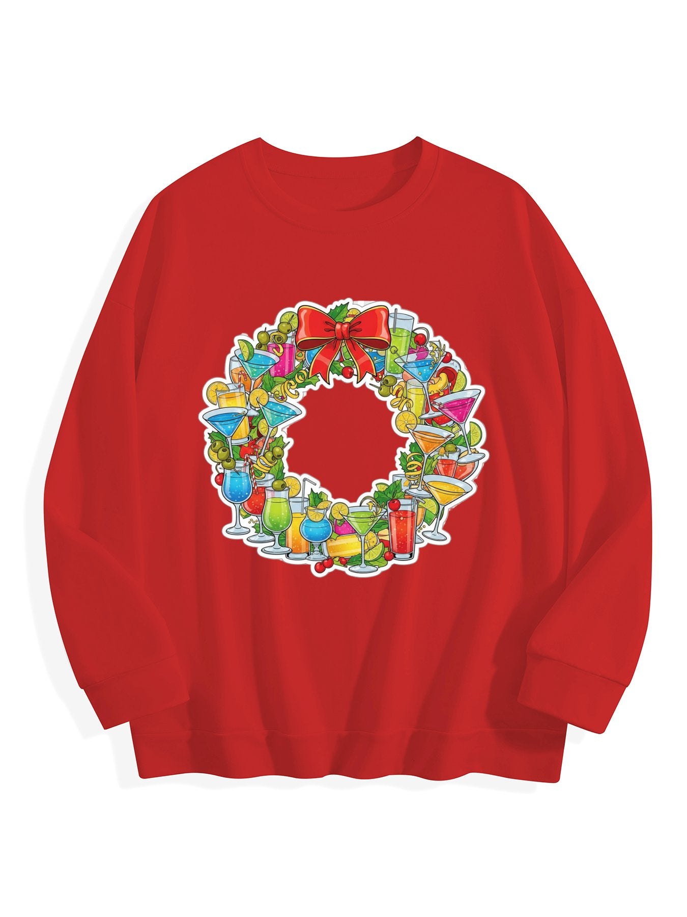Customized Christmas-themed hoodies wreath