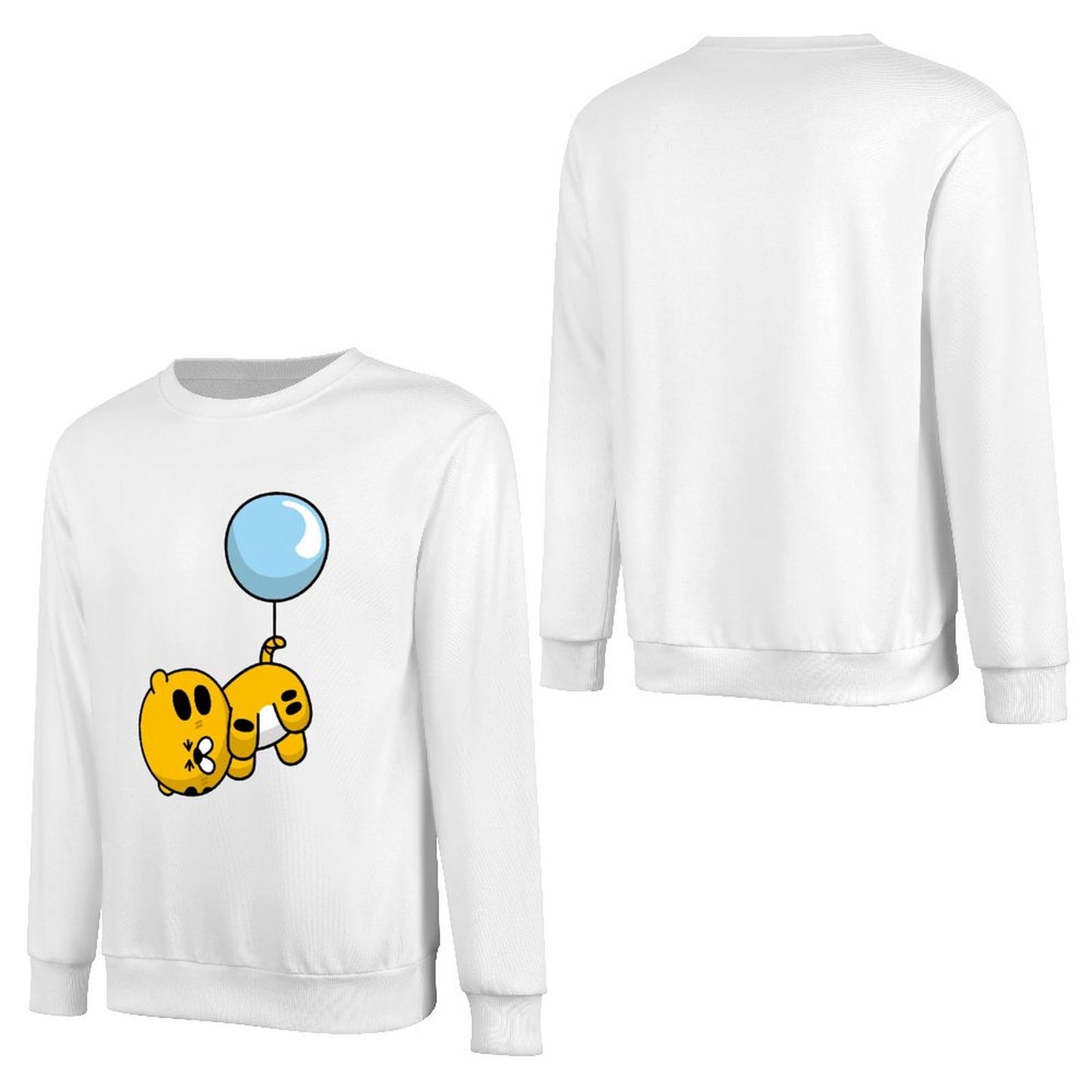 Front Patterned Long Sleeve TopClean Soft