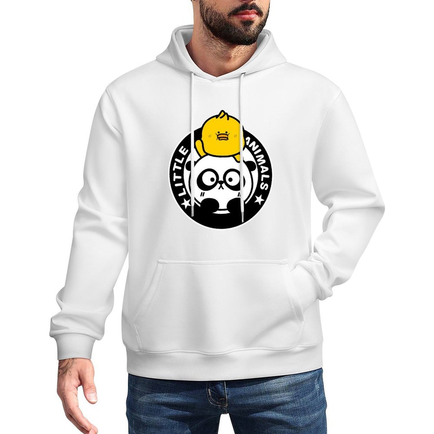 ClassicFit Slim Fit Front Graphic Hoodies