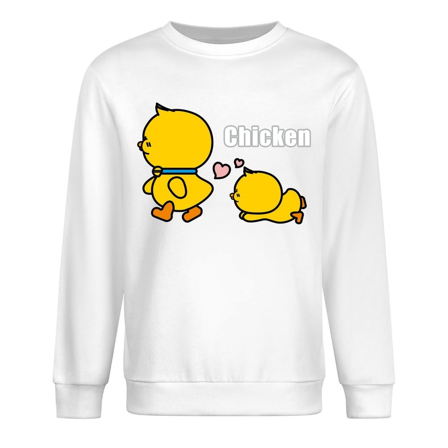 Front Patterned Long Sleeve TopSoft-Touch Eco-Conscious