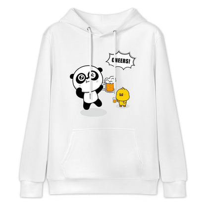 Fade-Resistant Printed Front Graphic Hoodies