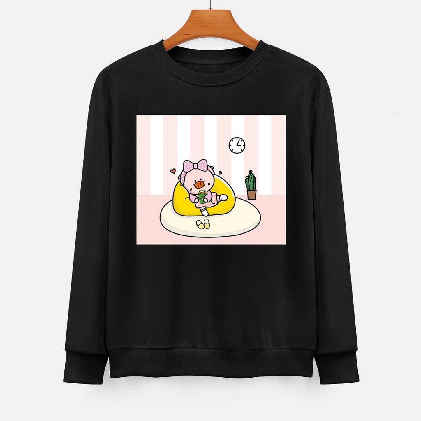  Front Patterned Long Sleeve TopLogo-Ready RegularFit