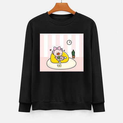  Front Patterned Long Sleeve TopLogo-Ready RegularFit