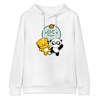 Comfort Double-Stitched Front Graphic Hoodies