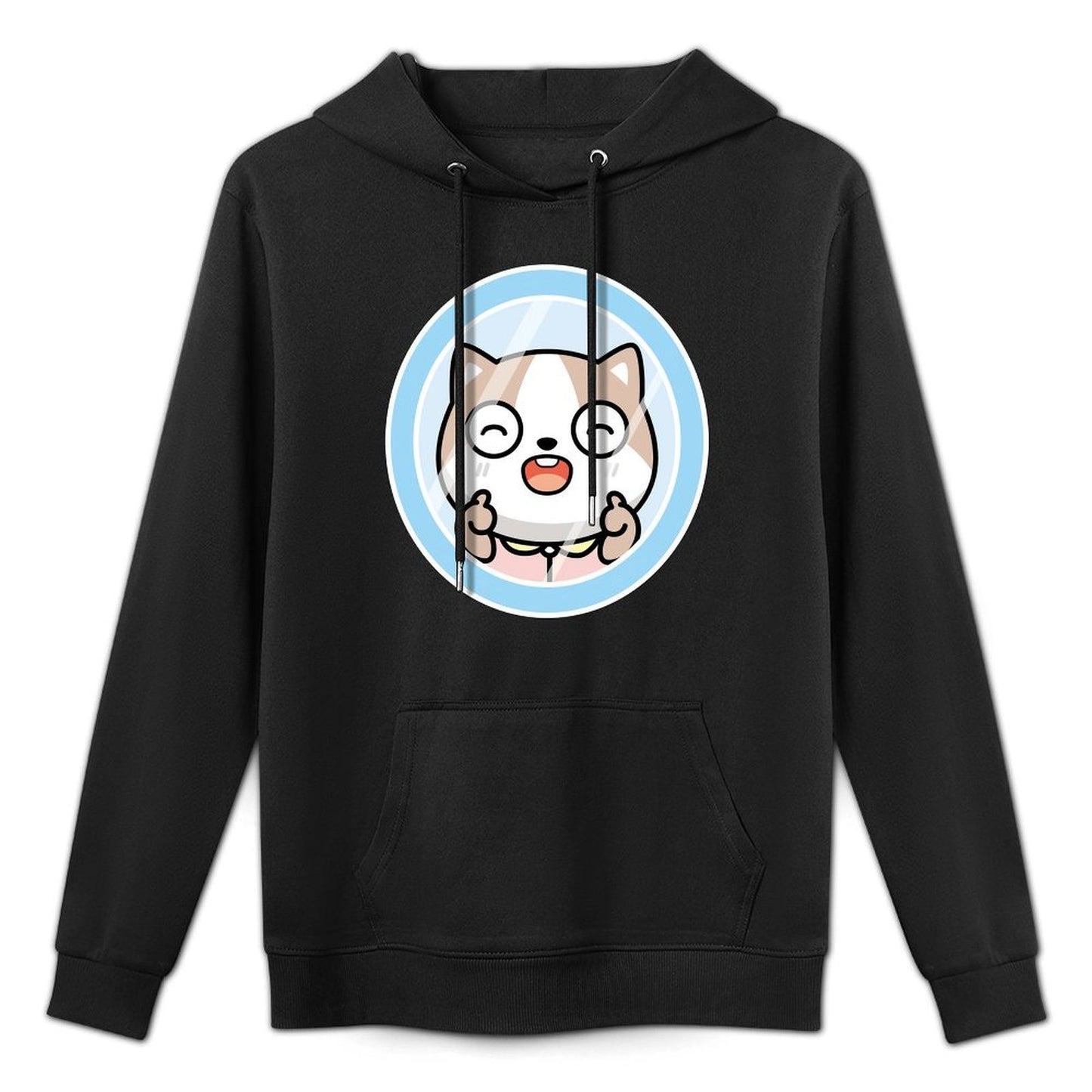 Regular Clean Front Graphic Hoodies