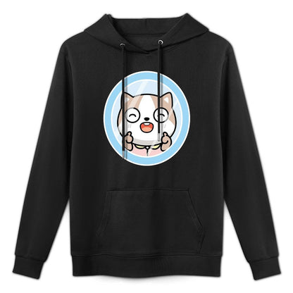 Regular Clean Front Graphic Hoodies