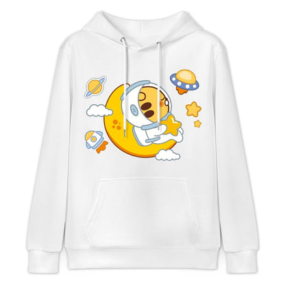 Fade-Proof Shrink-Resistant Front Graphic Hoodies