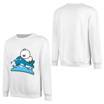 Front Patterned Long Sleeve TopClean Slim Fit