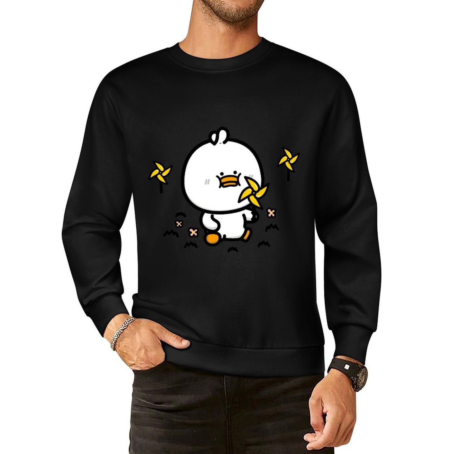 IPBR 250g Crew Neck Long Sleeve Sweatshirt Front GraphicCrew Neck Long Sleeve Sweatshirt4001149
