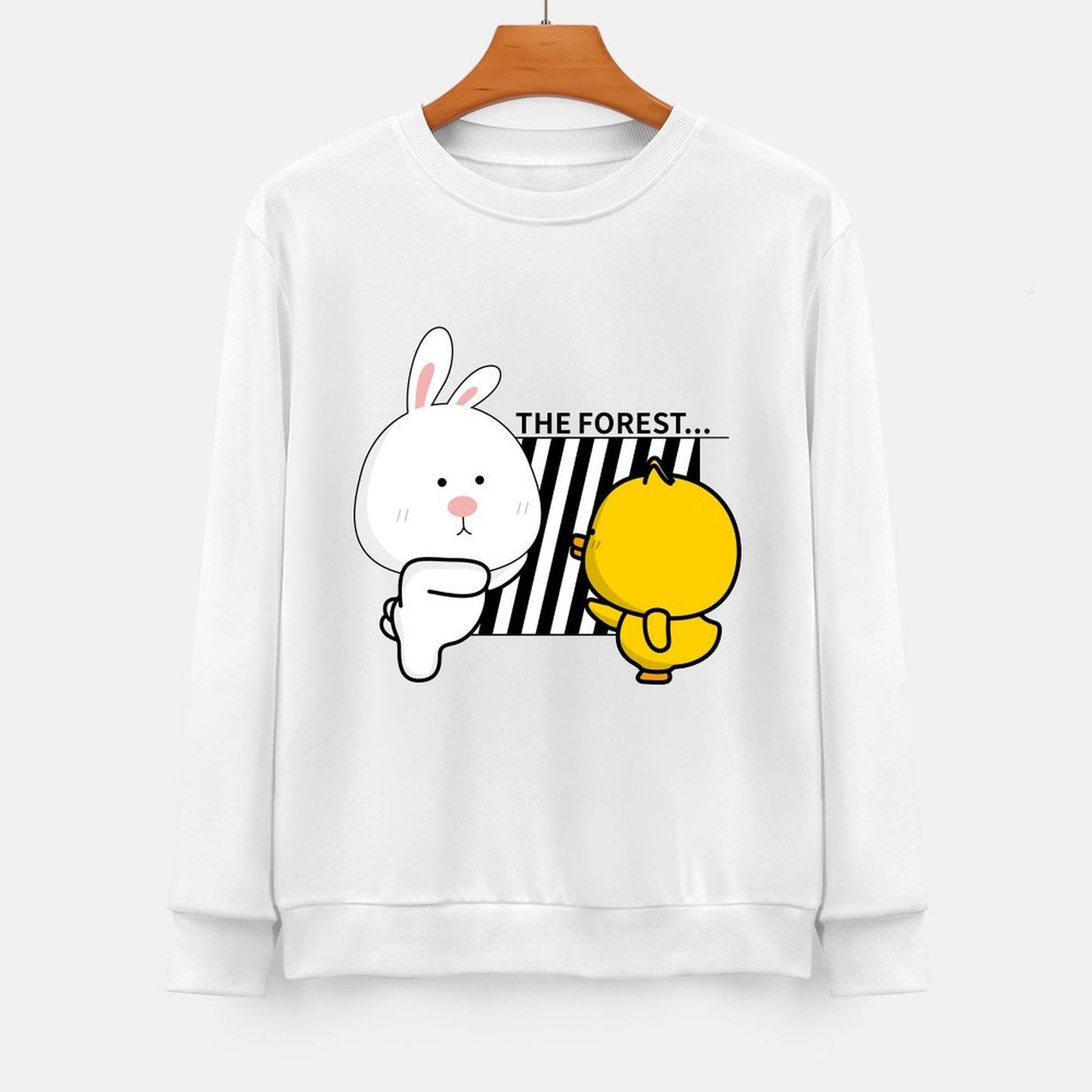 Front Patterned Long Sleeve TopRegularFit Eco / Sustainable