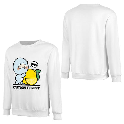 Front Patterned Long Sleeve TopRetro Minimal