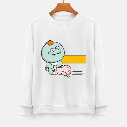 Front Patterned Long Sleeve TopSoftstyle Timeless