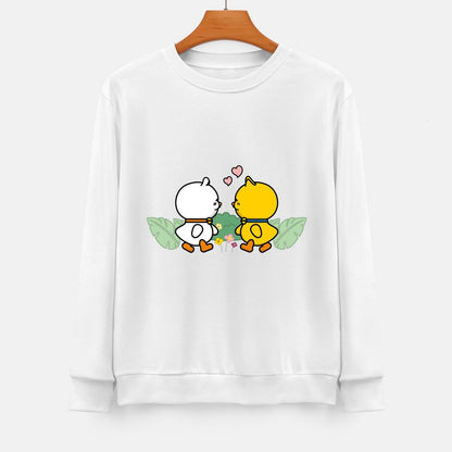 Front Patterned Long Sleeve TopLogo-Ready Midweight
