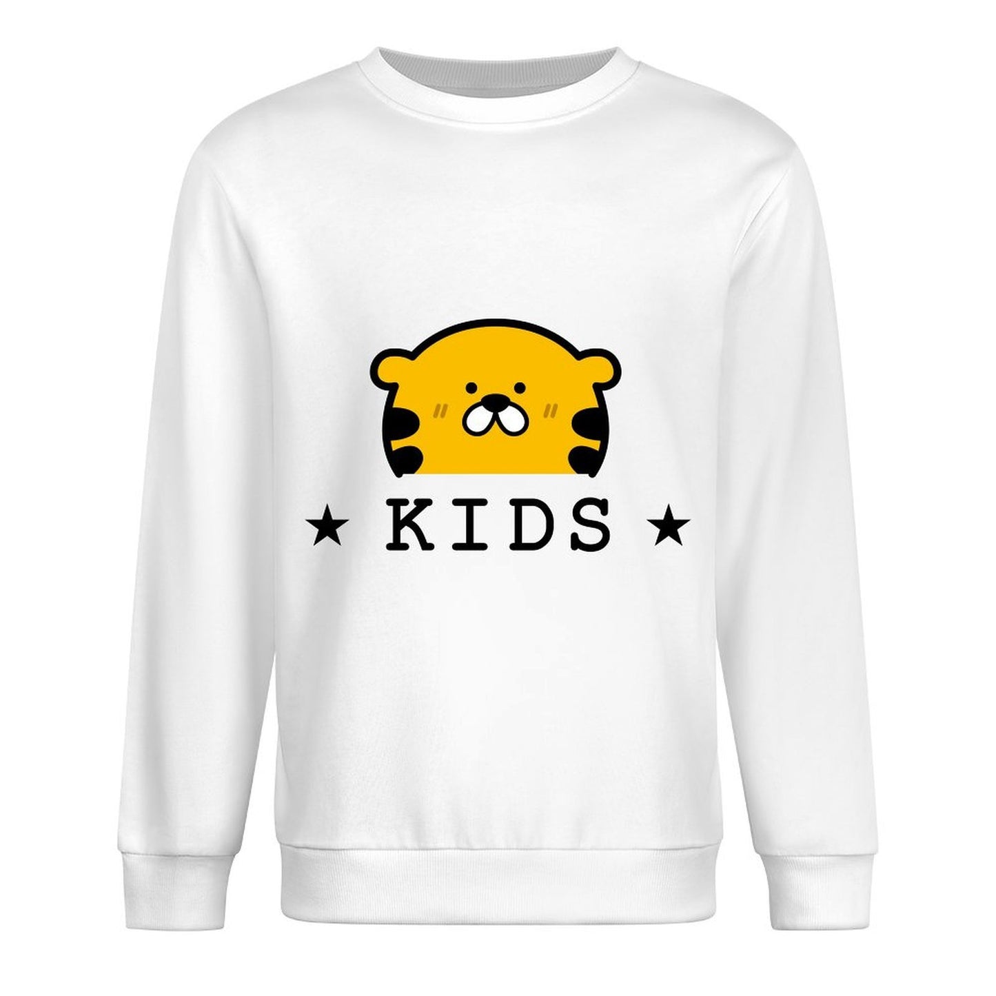 Front Patterned Long Sleeve TopBasicSeries ComfortFit