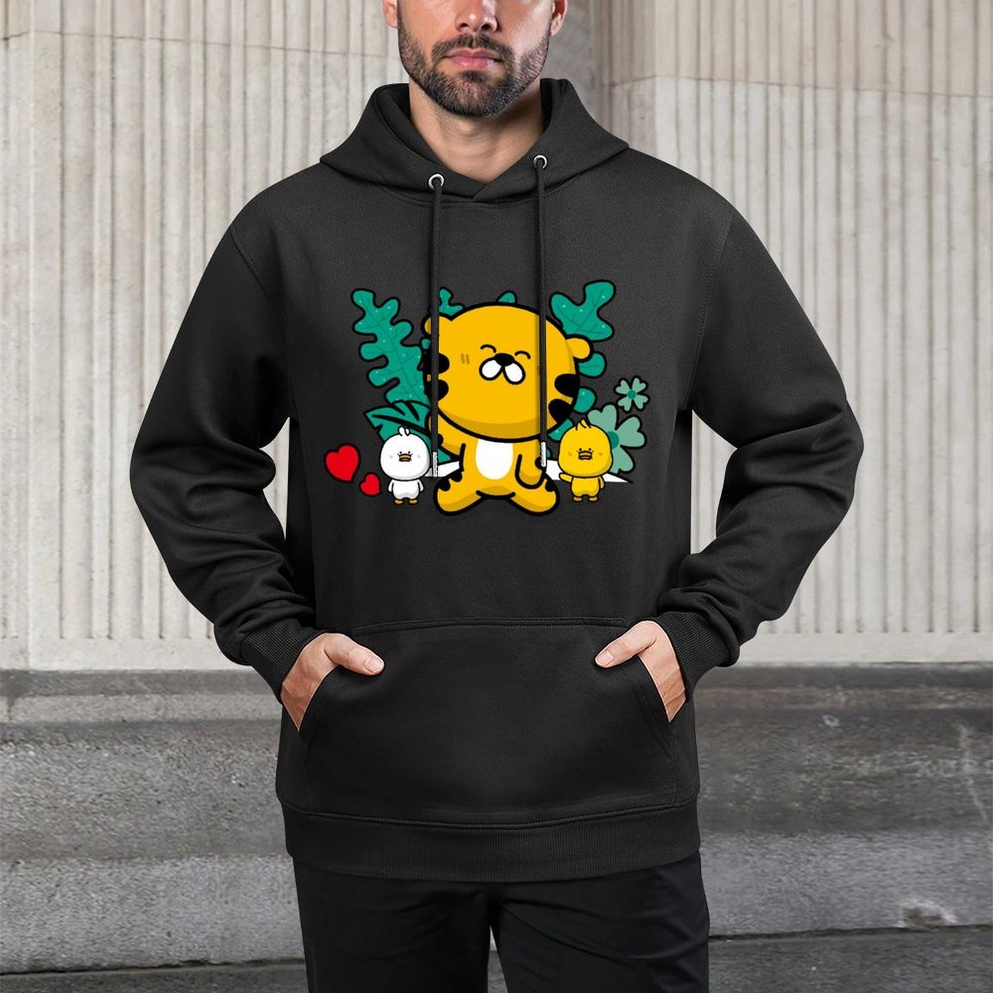 EverydayTee Relaxed Front Graphic Hoodies