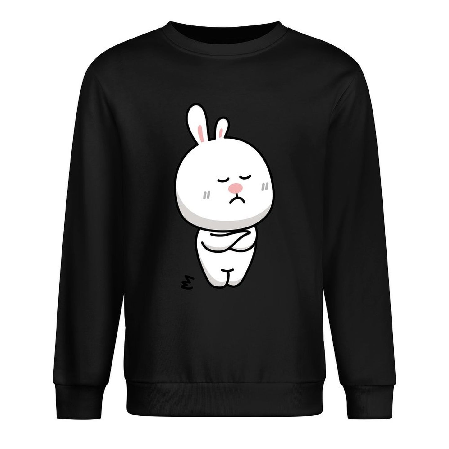 Front Patterned Long Sleeve TopPrinting Unisex