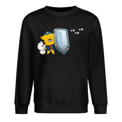 Front Patterned Long Sleeve TopClean Edges Recycled