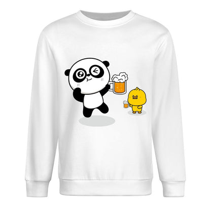 Front Patterned Long Sleeve TopSleek Cotton