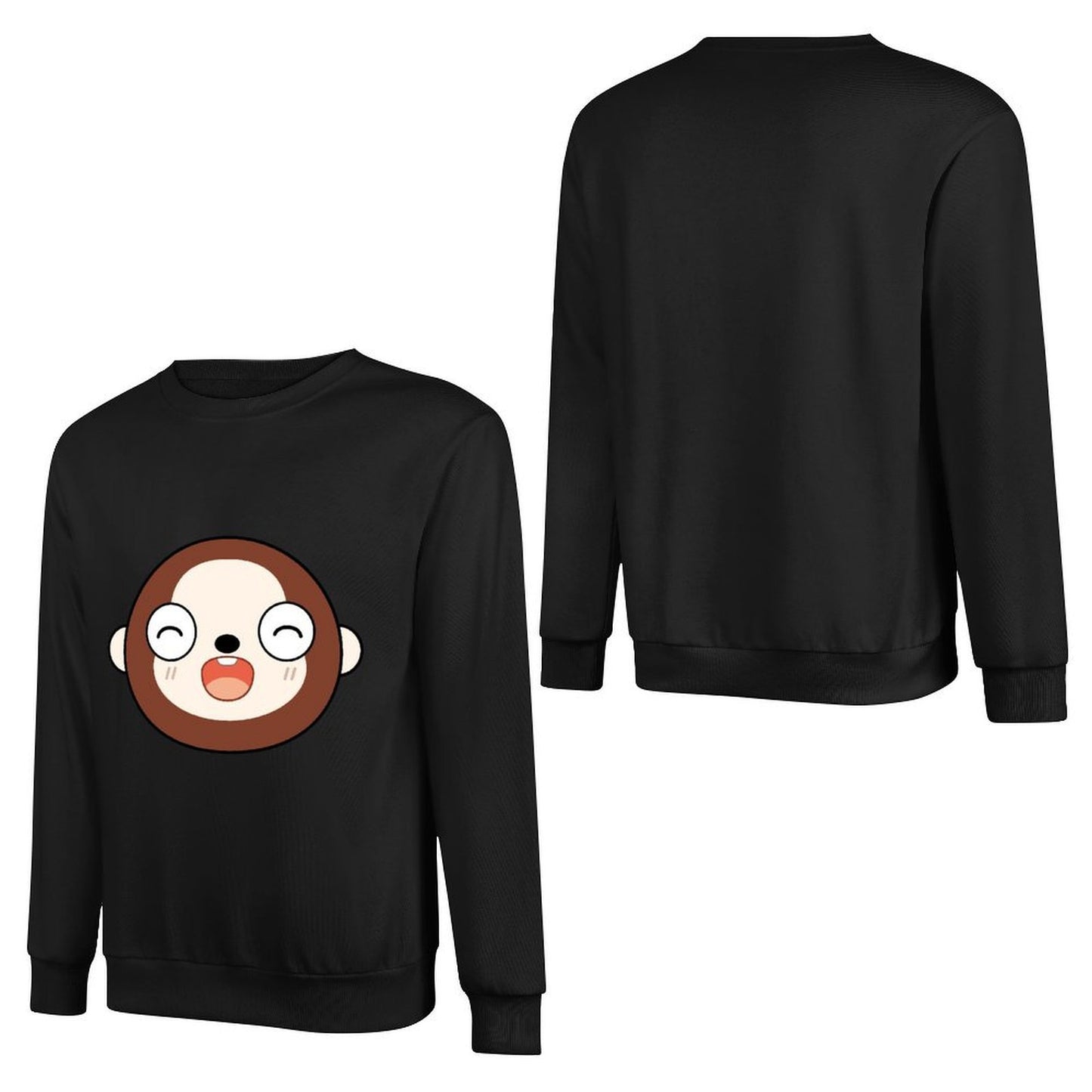 Front Patterned Long Sleeve TopHigh-Quality Slim Fit