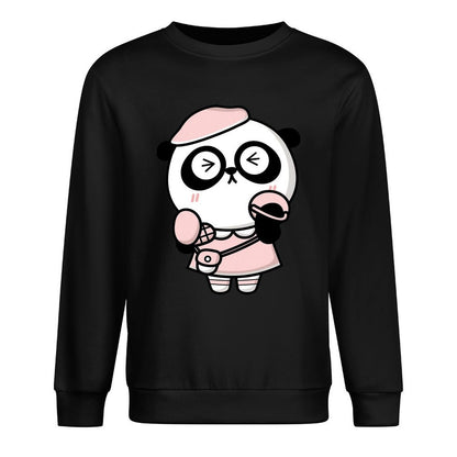 Front Patterned Long Sleeve TopPocket Tee ComfortLine