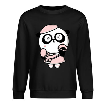 Front Patterned Long Sleeve TopPocket Tee ComfortLine