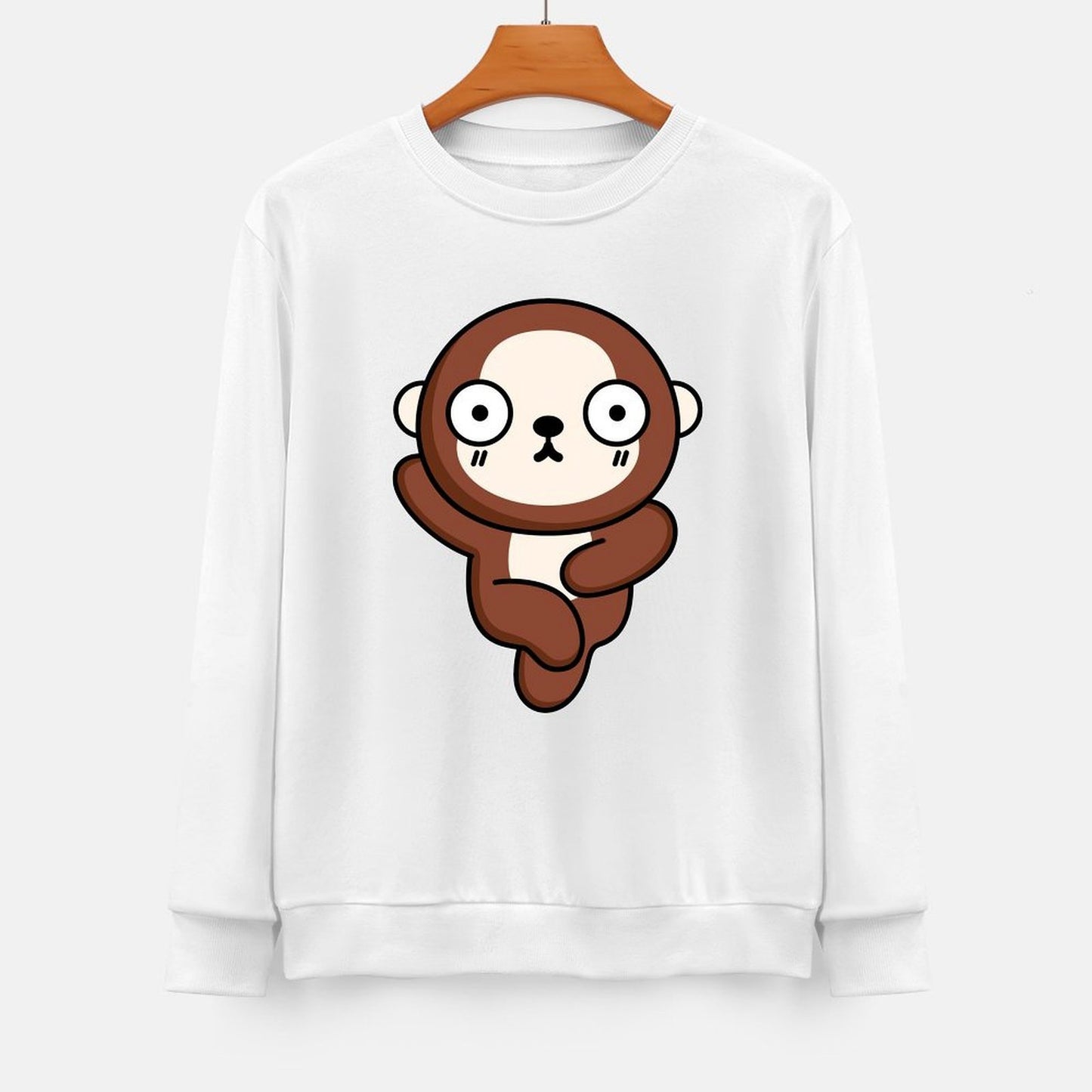 Front Patterned Long Sleeve TopClean Edges YearRound