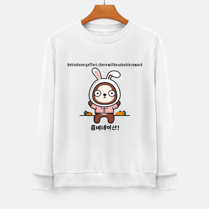 Front Patterned Long Sleeve TopCleanCut Natural