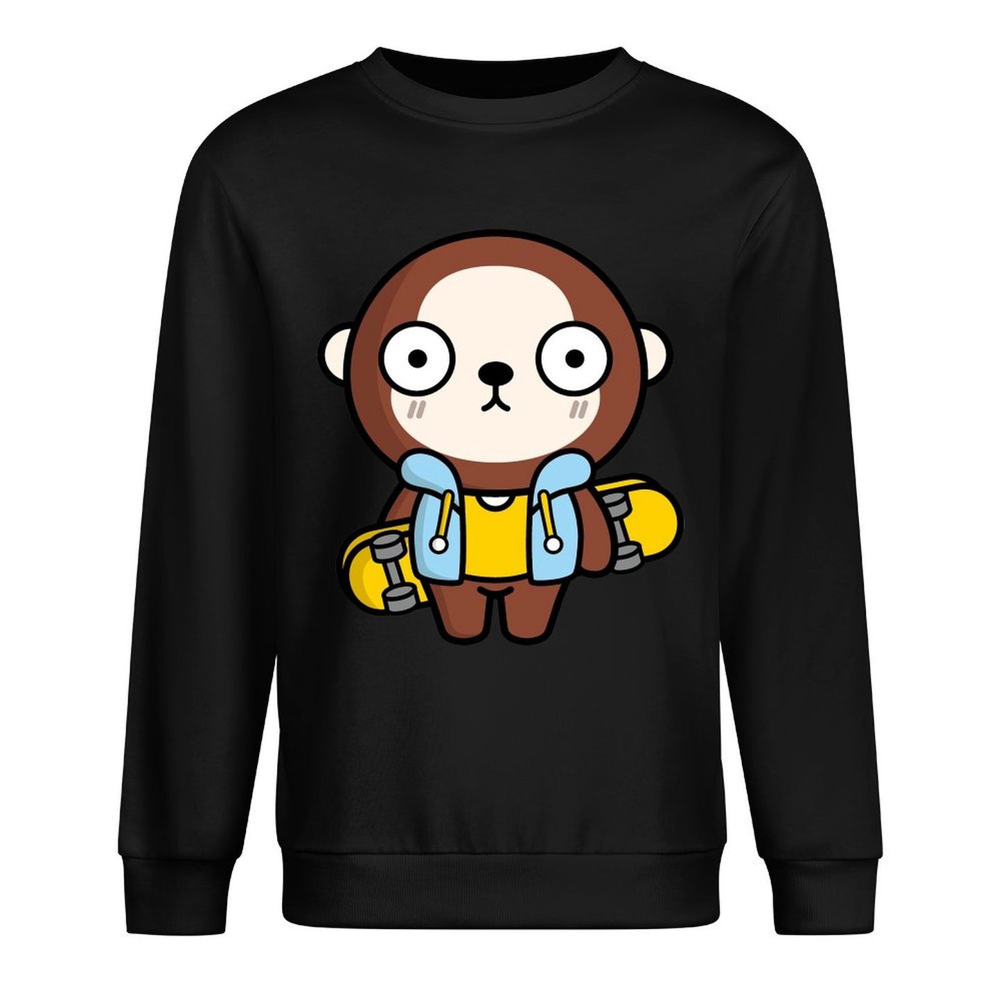 Front Patterned Long Sleeve TopFresh Natural