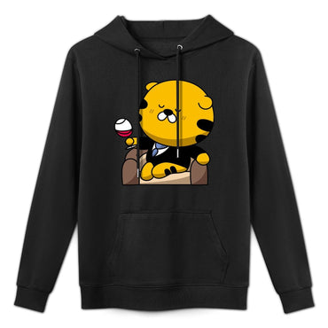 Soft Crisp Print Front Graphic Hoodies