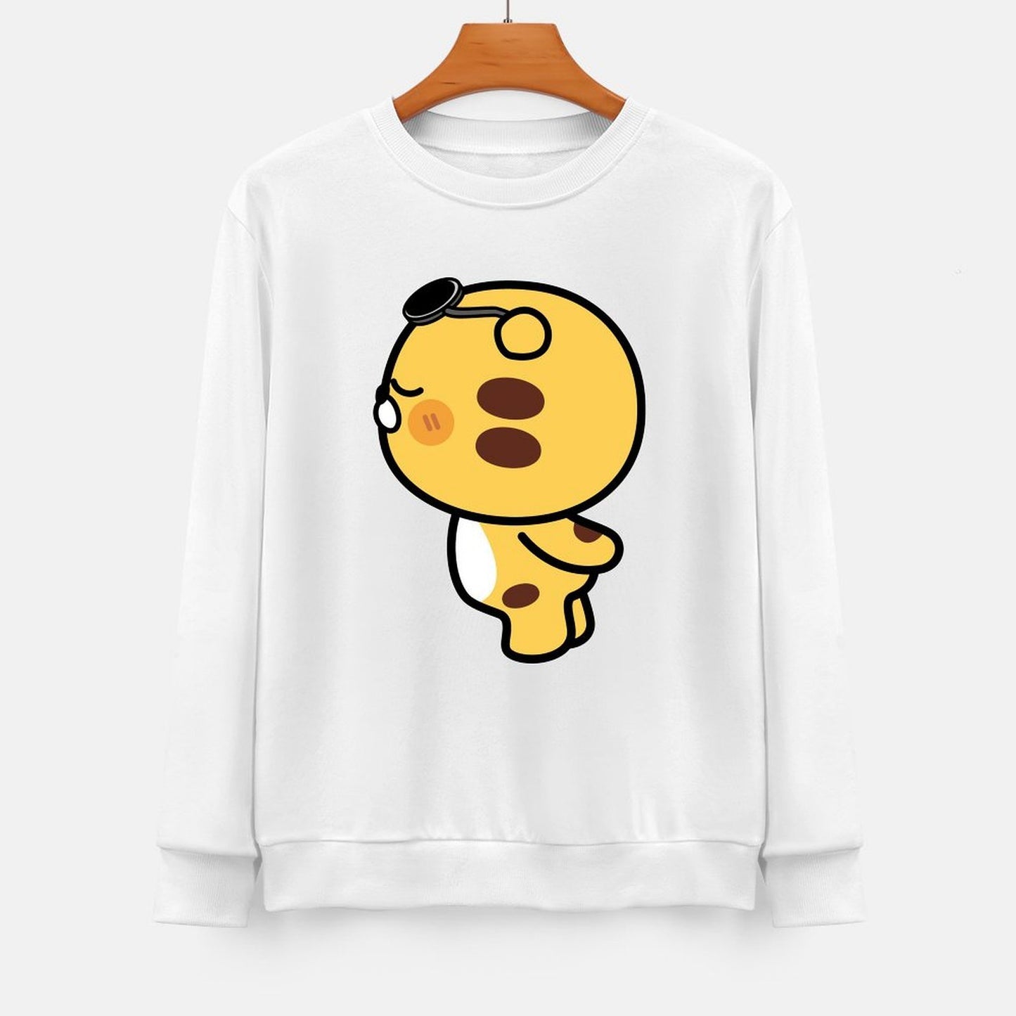 Front Patterned Long Sleeve TopActive Clean Edges