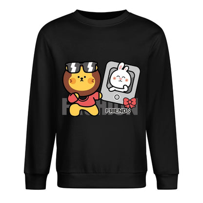 Front Patterned Long Sleeve TopStreetFit Strong