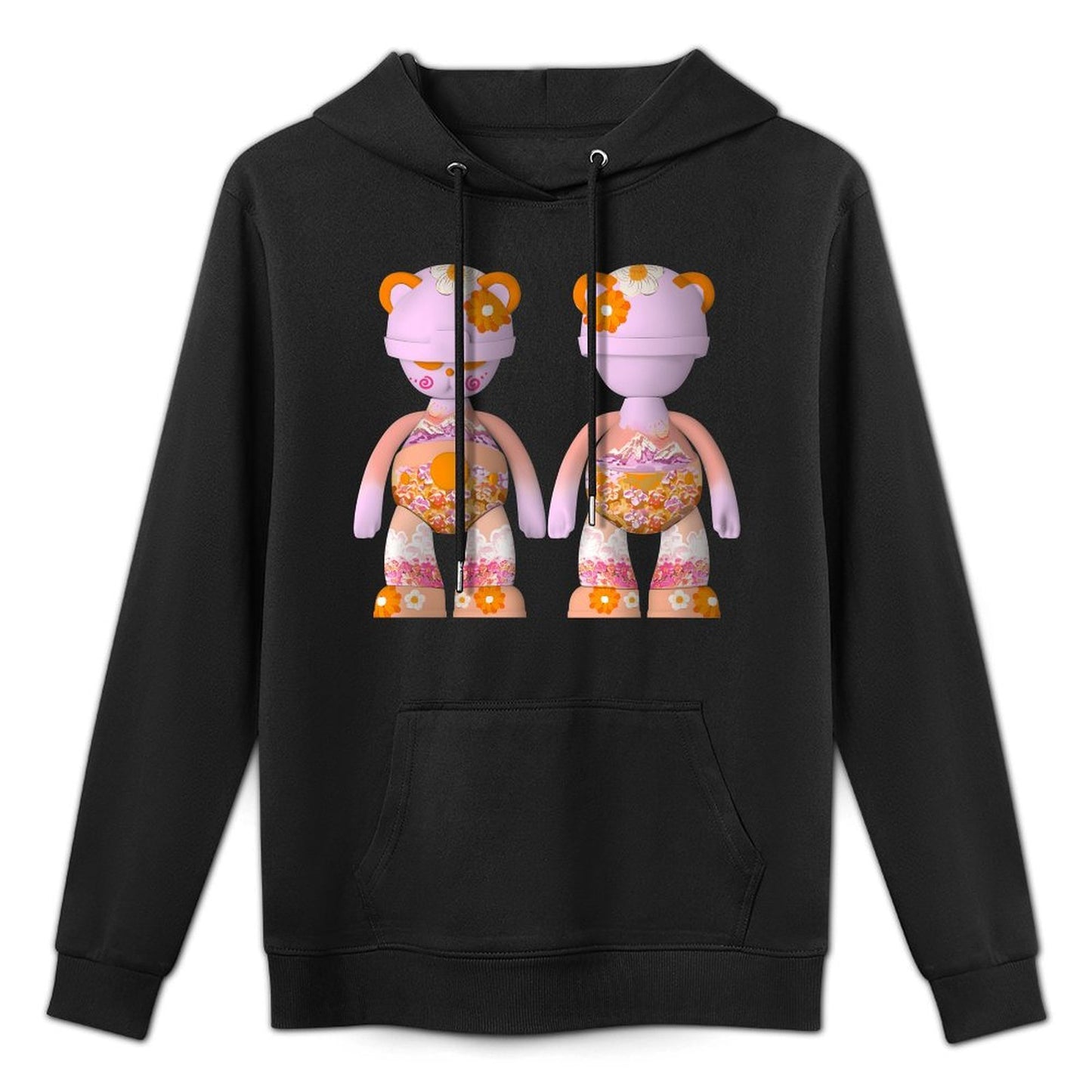 Hoodie Front PatternNeutral Minimal