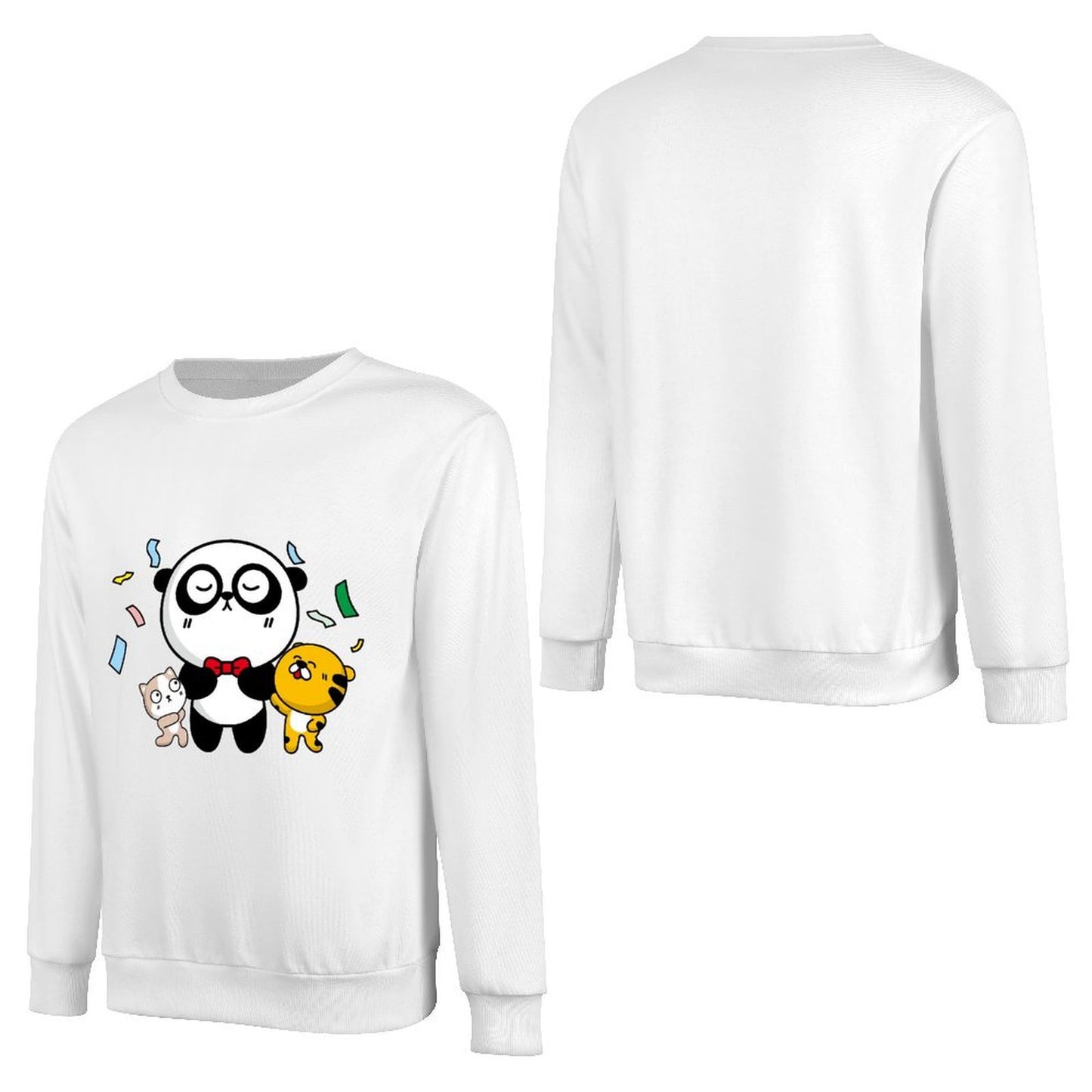 Front Patterned Long Sleeve TopHeavyweight EverydaySeries