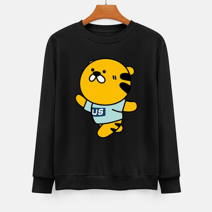  Front Patterned Long Sleeve TopComfortLine Long Lasting