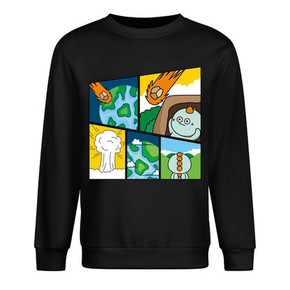 Front Patterned Long Sleeve TopComfortFit Soft