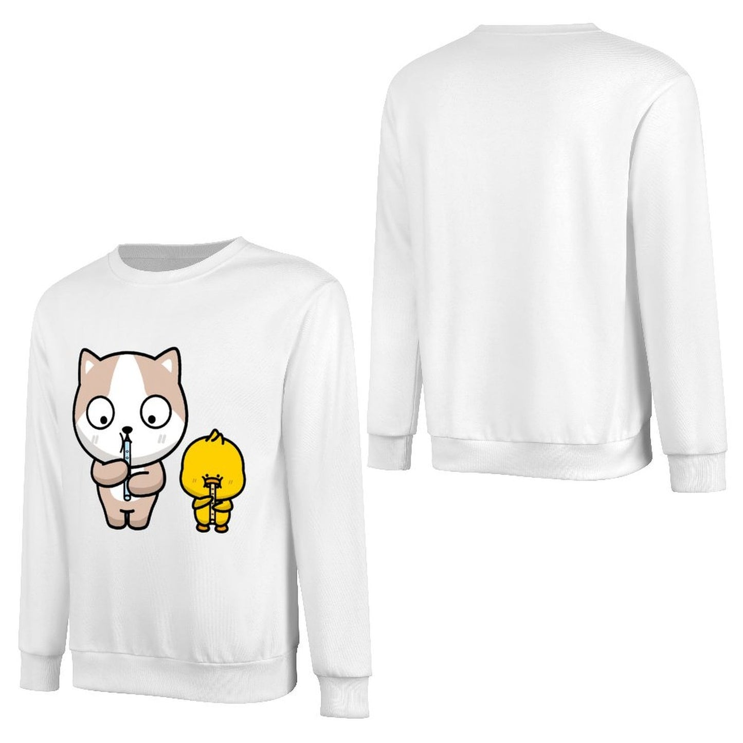 Front Patterned Long Sleeve TopEco-Conscious RegularFit