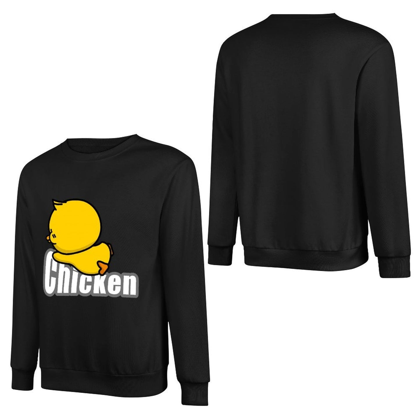 Front Patterned Long Sleeve TopOutdoor Clean Edges