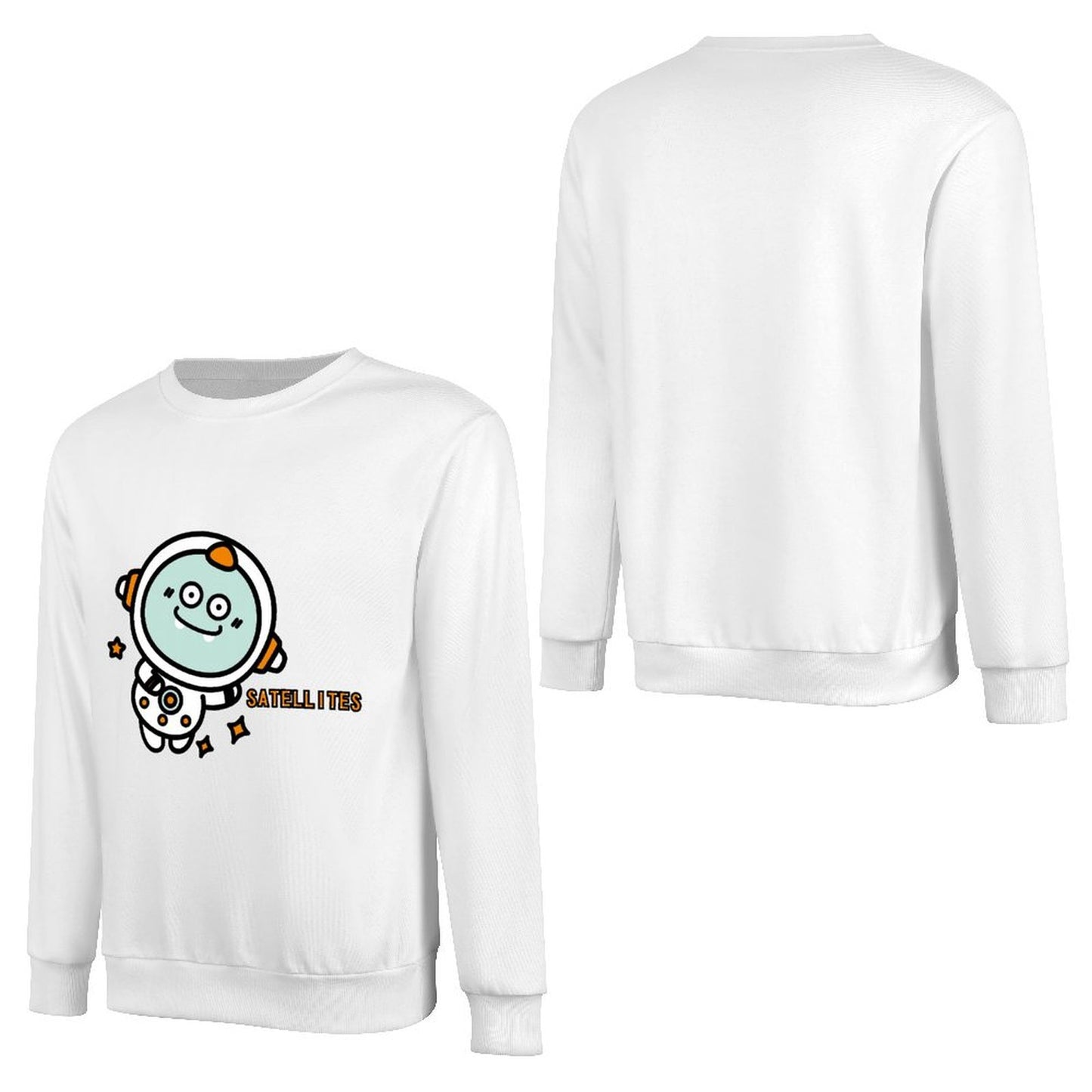 Front Patterned Long Sleeve TopStreetStyle Regular