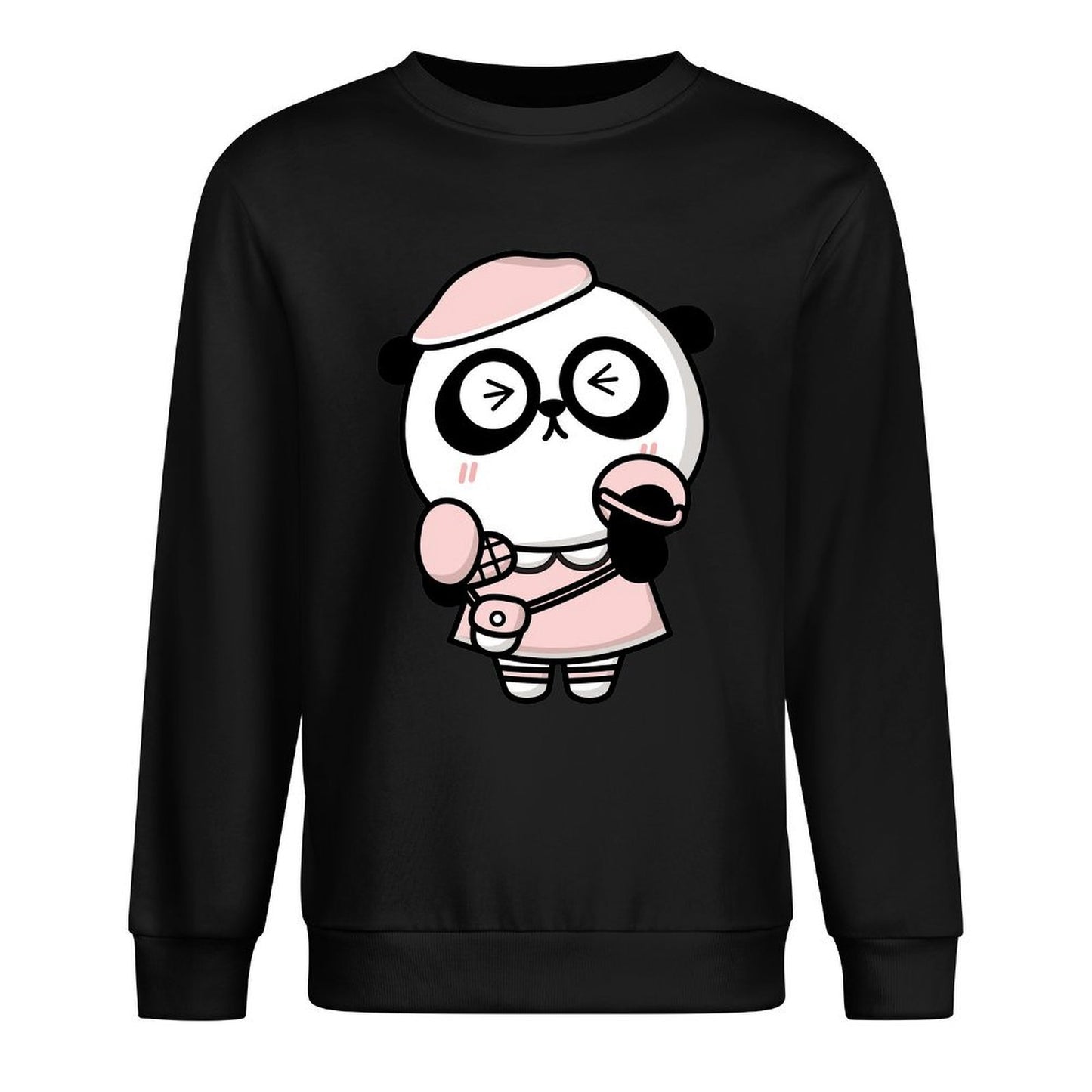 Front Patterned Long Sleeve TopLightweight SmoothWear