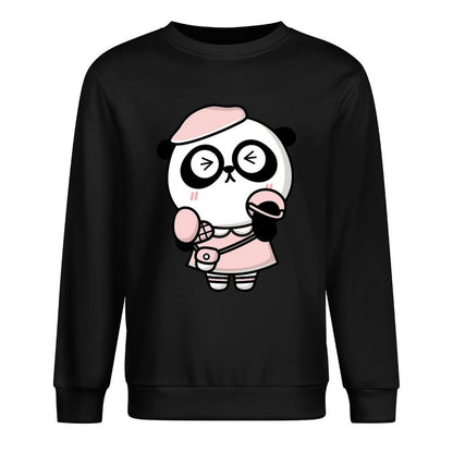 Front Patterned Long Sleeve TopLightweight SmoothWear