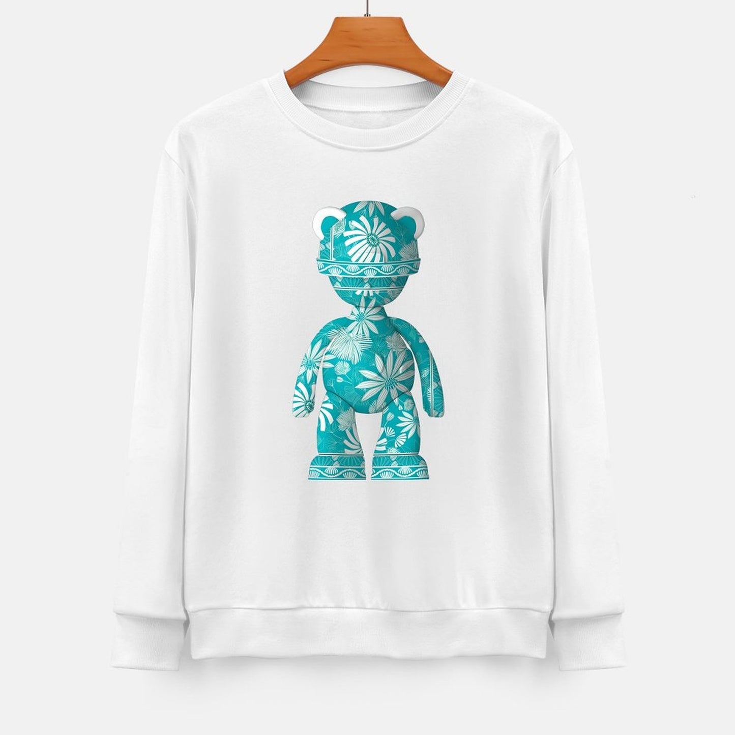 Long Sleeve With Front PatternClassicFit LooseFit