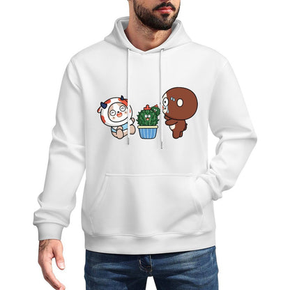 Easy-Care Vibrant Colors Front Graphic Hoodies