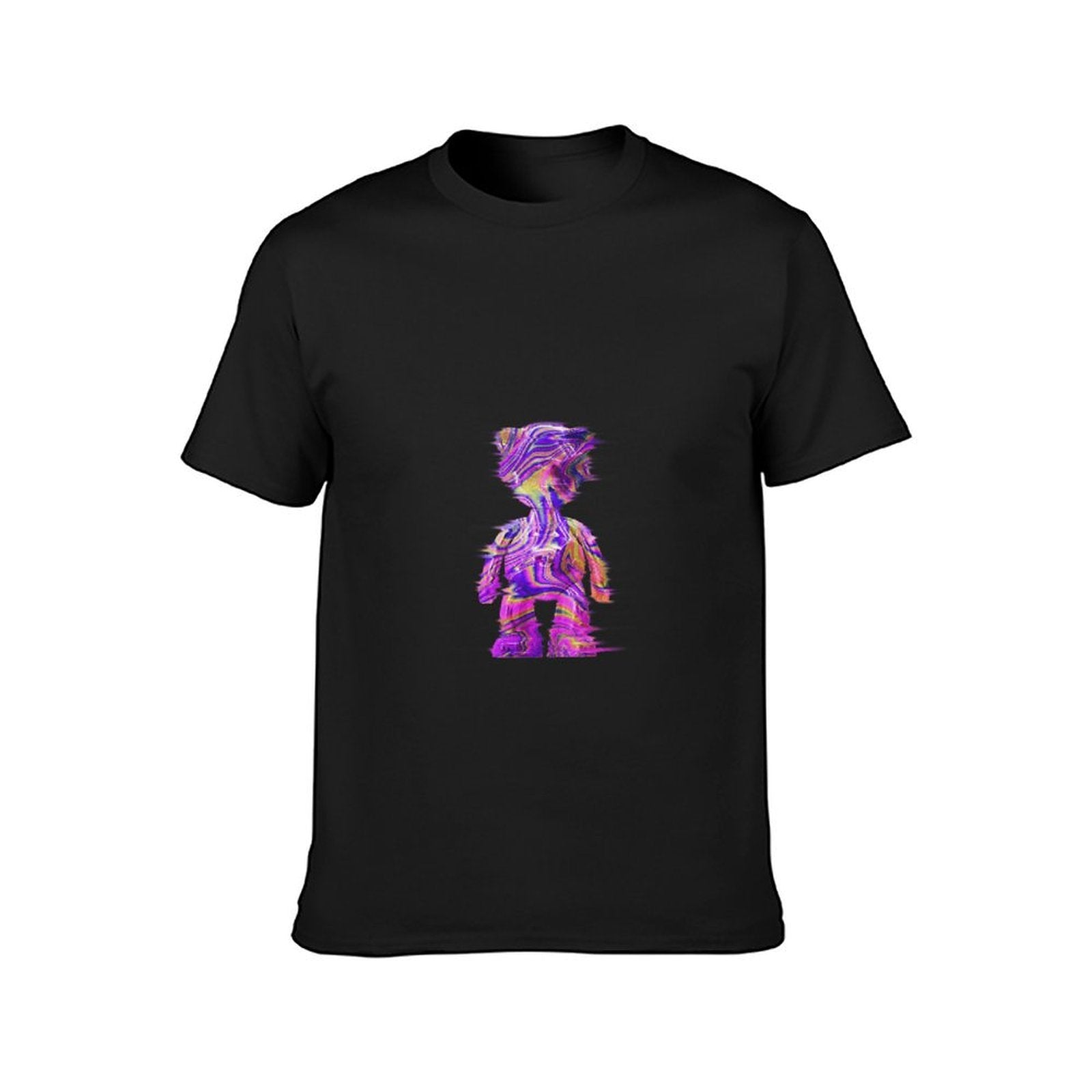 Inlex Bear T-shirtsMinimalist Double-Stitched T-Shirt
