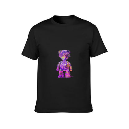 Inlex Bear T-shirtsMinimalist Double-Stitched T-Shirt