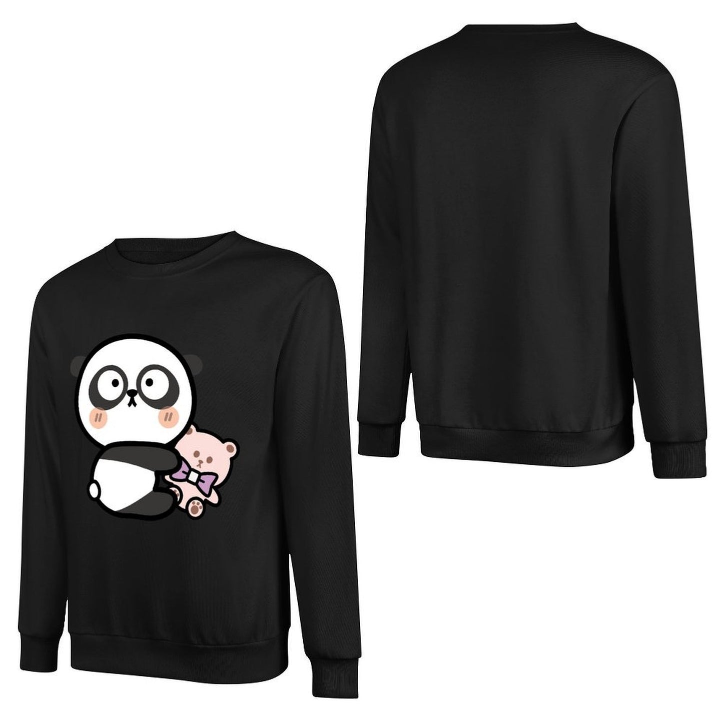 Front Patterned Long Sleeve TopSoft-Touch Heavyweight