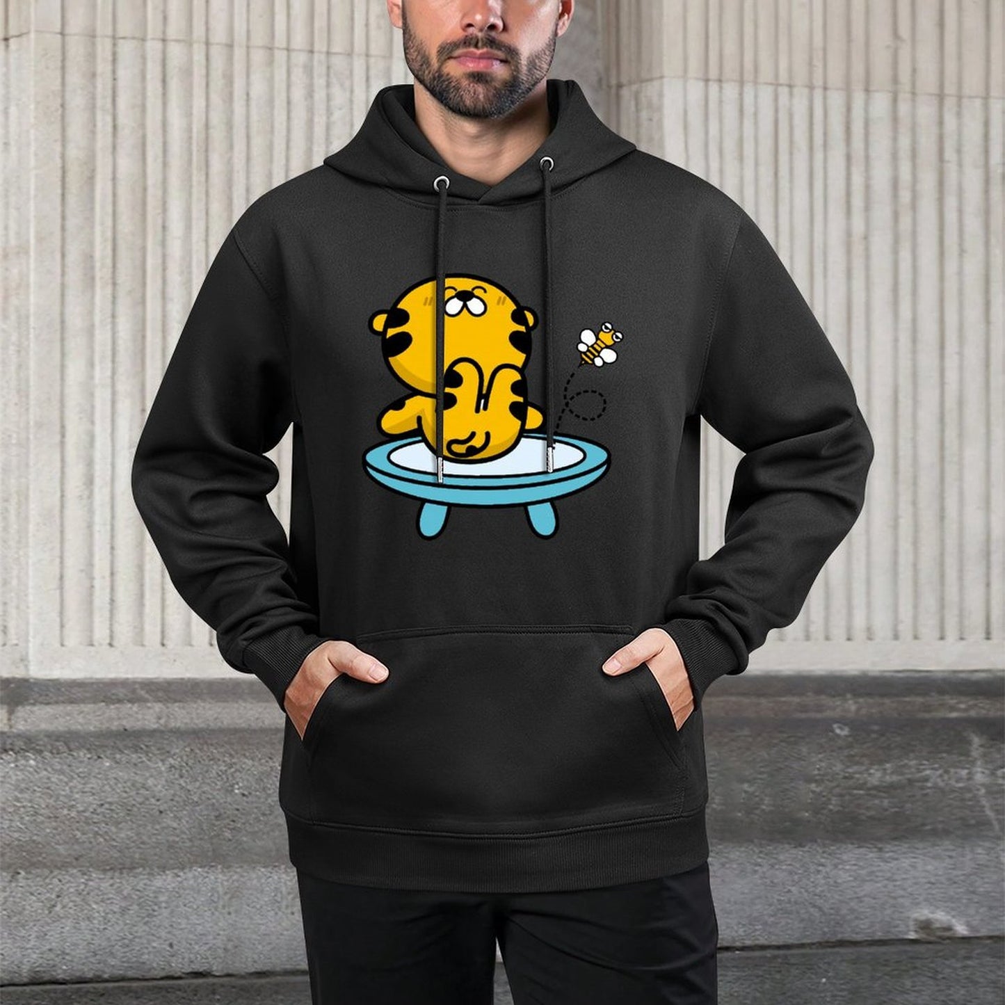 Front Graphic HoodiesNatural Regular